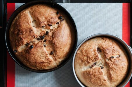 Raisin Challah Bread Recipe Image